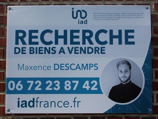 Carte de visite de Maxence DESCAMPS IAD FRANCE
